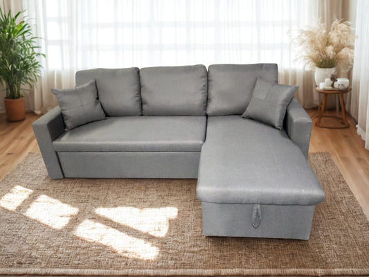 Salem - 3 Seater Queen Sofa Bed with Reversible Chaise
