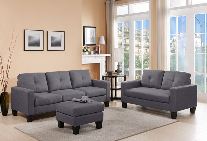 Bianca - Sofa Set With Chaise-Ottoman